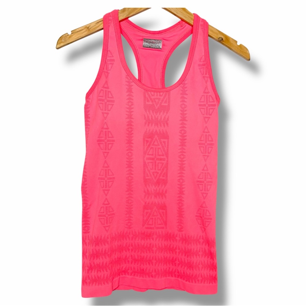 Athleta Neon Pink Racerback Tank Top - Picture 1 of 4